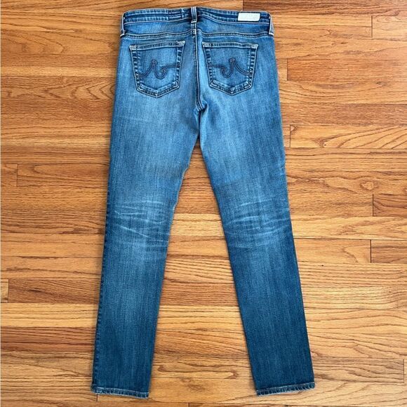 AG Adriano Goldschmied The Stilt Cigarette Blue Jeans | Size 28 - Picture 4 of 14